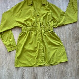 Vibrant Green Long Sleeve Shirt